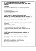 QLIK SENSE BUSINESS ANALYST &lpar;QSBA 2025&rpar; CERTIFICATION EXAM SAMPLE QUESTIONS WITH LATEST ANSWERS&period;