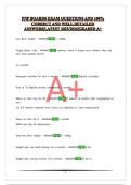 PNP BOARDS EXAM QUESTIONS AND 100&percnt; CORRECT AND WELL DETAILED ANSWERS&vert;LATEST 2025&sol;2026&vert;GRADED A&plus;