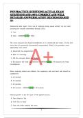 PNP PRACTICE QUESTIONS &vert;ACTUAL EXAM QUESTIONS AND 100&percnt; CORRECT AND WELL DETAILED ANSWERS&vert;LATEST 2025&sol;2026&vert;GRADED A&plus;