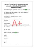 MICHELLE'S PNP BOARD REVIEW&vert;QUESTIONS AND 100&percnt; CORRECT ANSWERS&vert;LATEST 2025&sol;2026&vert;GRADED A&plus;