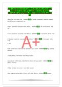 PNP CARDIOLOGY EXAM QUESTIONS AND 100&percnt; CORRECT AND 100&percnt; CORRECT AND WELL DETAILED ANSWERS&vert;LATEST 2025&sol;2026&vert;GRADED A&plus;
