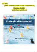 Full Test Bank &ndash; Strategic Management&colon; Concepts and Cases&comma; Competitiveness and Globalization&comma; 14th Edition by Hitt &lpar;Chapters 1&ndash;13&rpar;