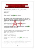 PNP REVIEW EXAM QUESTIONS AND 100&percnt; CORRECT AND WELL DETAILED ANSWERS&vert;LATEST 2025&sol;2026&vert;GUARANTEED A&plus;