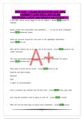 PNP TEST 1 EXAM QUESTIONS AND 100&percnt; CORRECT AND WELL DETAILED ANSWERS&vert;LATEST 2025&sol;2026&vert;GUARANTEED A&plus;