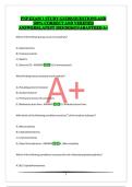 PNP EXAM 1 STUDY GUIDE&vert;QUESTIONS AND 100&percnt; CORRECT AND VERIFIED ANSWERS&vert;LATEST 2025&sol;2026&vert;GUARANTEED A&plus;