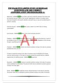 PNP EXAM FIVE LSBPNE STUDY GUIDE&vert;EXAM QUESTIONS AND 1005 CORRECT ANSWERS&vert;LATEST 2025&sol;2026&vert;GRADED A&plus;
