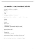 ARDMS SPI Exam with correct answers