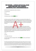 ALL PNP EXAM MATERIALS&vert;QUESTIONS AND 100&percnt; CORRECT ANSWERS&vert;WELL DETAILED AND ACCURATE ANSWERS&vert;LATEST 2025&sol;2026&vert;GUARANTEED A 