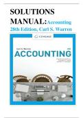 Accounting &lpar;28th Edition&rpar; &ndash; Carl S&period; Warren&comma; Christine Jonick&comma; Jennifer Schneider &ndash; Complete Solutions Manual