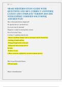 NR 602 MIDTERM STUDY GUIDE WITH  QUESTIONS AND 100&percnt; CORRECT ANSWERS&vert;&vert;  LATEST AND COMPLETE VERSION 2025-2026  WITH EXPERT VERIFIED SOLUTIONS&vert;&vert;  ASSURED PASS