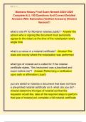 Montana Notary Final Exam Newest 2025&sol; 2026  Complete ALL 100 Questions And Correct Detailed  Answers With Rationales &lpar;Verified Answers&rpar; &vert;Newest  Version&excl;&excl;&excl; 