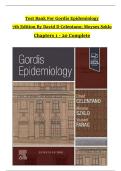 Gordis Epidemiology 7th Edition Test Bank &vert; Chapters 1-20 &vert; 2025-2026 &vert; Graded A&plus; &vert; Ultimate Study Guide&excl;