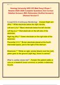Herzing University NSG 223 Med Surg II Exam 1  Newest 2025&sol; 2026 Complete Questions And Correct  Detailed Answers With Rationales &lpar;Verified Answers&rpar;  &vert;Newest Version&excl;&excl;&excl; 