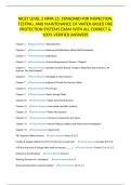 NICET LEVEL 2 NFPA 25&colon; STANDARD FOR INSPECTION&comma; TESTING&comma; AND MAINTENANCE OF WATER-BASED FIRE PROTECTION SYSTEMS EXAM WITH ALL CORRECT & 100&percnt; VERIFIED ANSWERS
