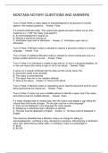 MONTANA NOTARY QUESTIONS AND ANSWERS