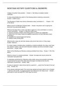 MONTANA NOTARY QUESTIONS & ANSWERS