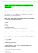 MBA 742 Exam 1 Questions and Actual Answers&period;