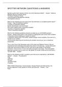 SPOTTER NETWORK QUESTIONS & ANSWERS