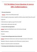 TCI 7th Edition Complete Questions and Guide Answers &lpar;Latest 2026&sol;2027 Update&rpar; 100&percnt; Verified Graded A&plus;