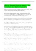 Alberta General License - Level 1 Test Questions and Correct Answers&period;