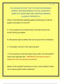 ITLS ADVANCED POST TEST 9TH EDITION VERSION 3 NEWEST 2025&sol;2026 NEWEST ACTUAL EXAM WITH COMPLETE QUESTIONS AND VERIFIED ANSWERS &vert;ALREADY GRADED A&plus;&vert;