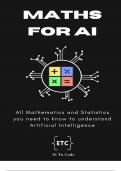Maths for AI&colon; Essential Mathematics and Statistics for Understanding Artificial Intelligence -PDF