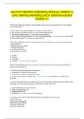 NSCA CPT PRACTICE QUESTIONS WITH ALL CORRECT & 100&percnt; VERIFIED ANSWERS&vert;LATEST VERSION&vert;ALREADY GRADED A&plus;
