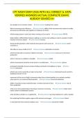 CPT NASM EXAM 2026 WITH ALL CORRECT & 100&percnt; VERIFIED ANSWERS&vert;ACTUAL COMPLETE EXAM&vert; ALREADY GRADED A&plus;
