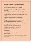 MNT Exam 1 Questions With Complete Solutions