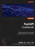 FastAPI Cookbook&colon; Develop High-Performance APIs and Web Applications with Python&period;pdf