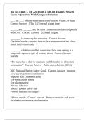 NR 224 Exam 1&comma; NR 224 Exam 2&comma; NR 226 Exam 1&comma; NR 226 Exam 2 Questions With Complete Solutions