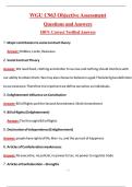 WGU C963 Objective Assessment Complete Questions and Guide Answers &lpar;Latest 2026&sol;2027 Update&rpar; 100&percnt; Verified Graded A&plus;