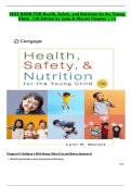 TEST BANK FOR Health&comma; Safety&comma; and Nutrition for the Young Child&comma; 11th Edition by Lynn R&period;Marotz Chapter 1-14
