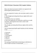 DH224 M4 Quiz &num;3 Questions With Complete Solutions