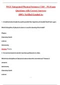 WGU Integrated Physical Sciences C165 - PA &lpar;Latest 2026&sol;2027 Update&rpar; Complete Questions and Guide Answers&comma; 100&percnt; Verified Graded A&plus;
