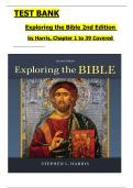 TEST BANK  Exploring the Bible 2nd Edition   by Harris&comma; Chapter 1 to 39 Covered 