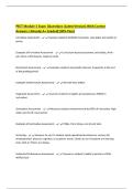 PECT Module 1 Exam &vert;Questions &lpar;Latest Version&rpar; With Correct Answers &vert;Already A&plus; Graded&lpar;100&percnt; Pass&rpar;