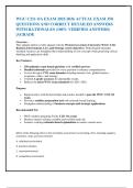 WGU C211 OA EXAM 2025-2026 ACTUAL EXAM 350  QUESTIONS AND CORRECT DETAILED ANSWERS  WITH RATIONALES &lpar;100&percnt; VERIFIED ANSWERS&rpar; &vert;AGRADE  
