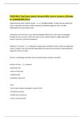 PUBH 6011 Final Exam &lpar;Latest Version&rpar; With Correct Answers &vert;Already A&plus; Graded&lpar;100&percnt; Pass&rpar;