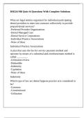 DH224 M8 Quiz &num;4 Questions With Complete Solutions