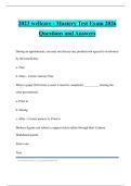 2023 wellcare - Mastery Test Exam 2026 Questions and Answers