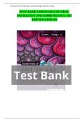 TEST BANK ESSENTIALS OF ORAL HISTOLOGY AND EMBRYOLOGY 5TH EDITION CHIEGO