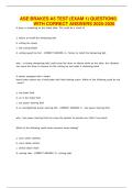 ASE BRAKES A5 TEST &lpar;EXAM 1&rpar; QUESTIONS WITH CORRECT ANSWERS 2025-2026