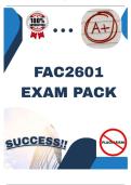 FAC2601 EXAM PACK 2025 &lbrace;LATEST QUESTIONS AND ANSWERS&rcub;
