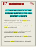 PACKAGE DEAL&colon;&colon;&colon; CAAP CPL&comma; PPL EXAMS ACTUAL 2025&sol;2026 Q&A 100&percnt; PASS