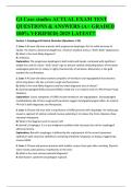 GI Case studies ACTUAL EXAM TEST  QUESTIONS & ANSWERS &lpar;A&plus; GRADED  100&percnt; VERIFIED&rpar; 2025 LATEST&excl;&excl; 
