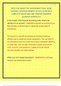 WGU D196 OBJECTIVE ASSESSMENT FINAL EXAM VERSION 2 2025&sol;2026 NEWEST ACTUAL EXAM WITH COMPLETE QUESTIONS AND VERIFIED ANSWERS &vert;ALREADY GRADED A&plus;&vert; 