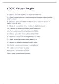 COGIC History - People Questions and Answers 2025