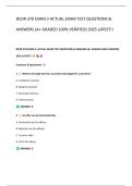 BCOR 370 EXAM 2 ACTUAL EXAM TEST QUESTIONS &  ANSWERS &lpar;A&plus; GRADED 100&percnt; VERIFIED&rpar; 2025 LATEST&excl;&excl; 