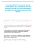 Texas DPS Private Security Bureau &ndash; Qualified Manager Exam Study Guide & Practice Questions